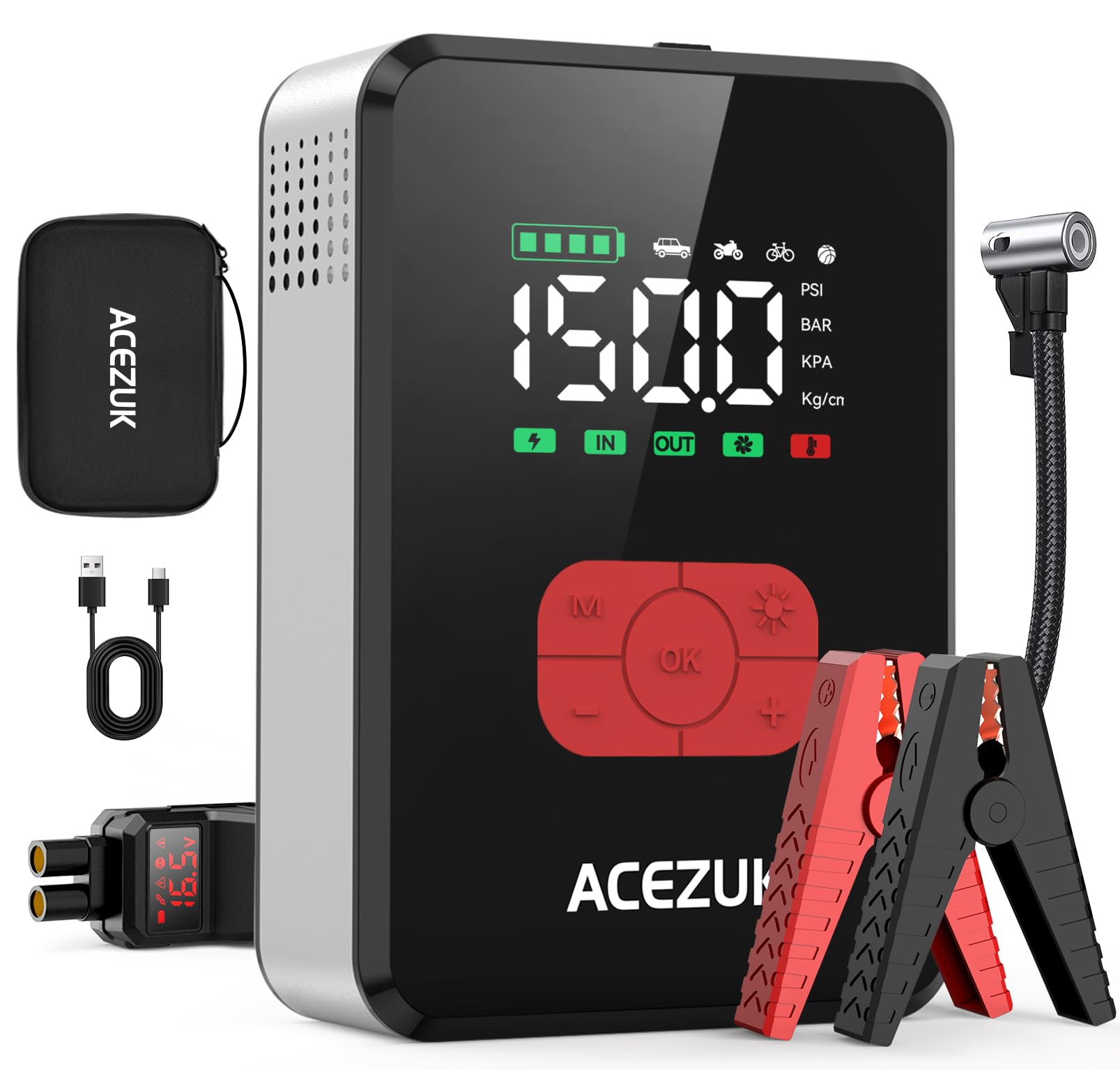 Acezuk Avviatore Batteria Auto 7000A