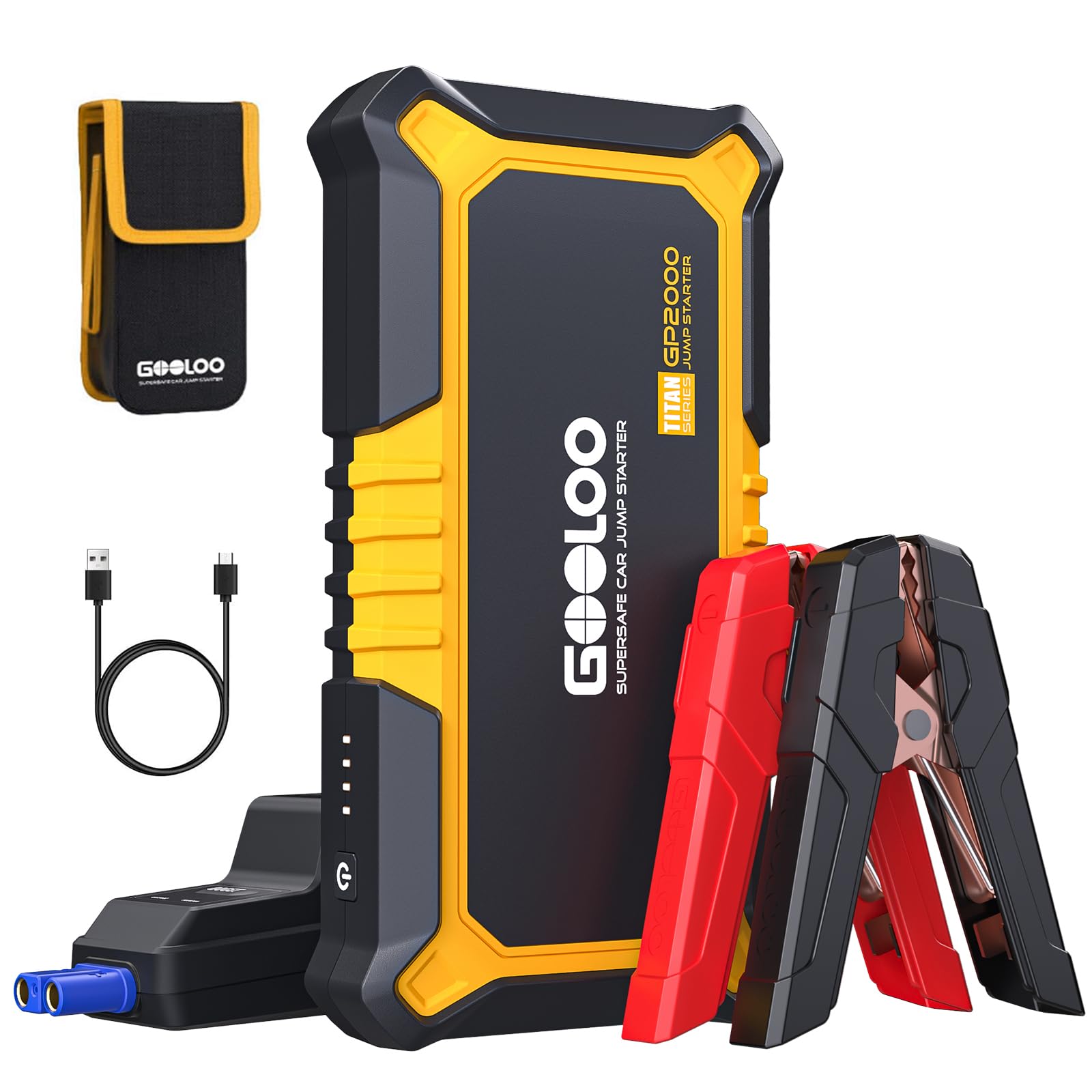  GOOLOO GP2000 Car Jump Starter per Situazioni Emergenti 12V per Auto o Motocicletta
| GOOLOO GP2000 Car Jump Starter 20